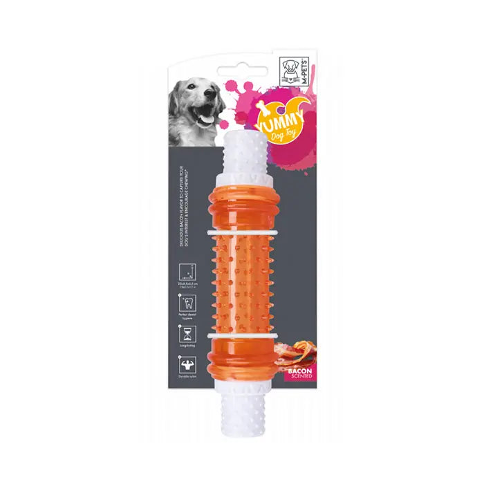 M-Pets Yummy Stick Meat Scented Rubber Dog Toy