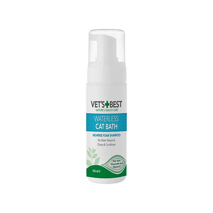 Vet's Best Waterless Cat Shampoo for Quick Cleaning 150ml