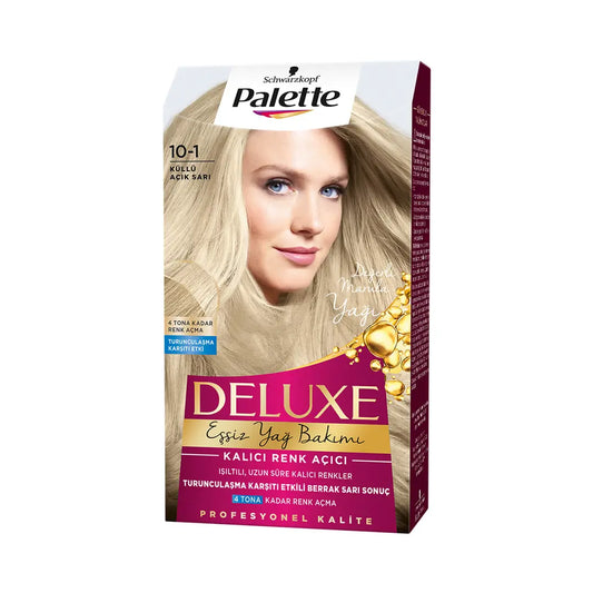 Palette Deluxe Light Ash Blonde Hair Dye 10-1 - Achieve Perfect Ash Blonde Hair Color