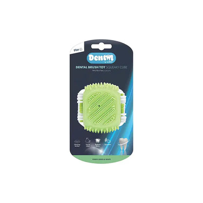 Jouet pour chien cube couineur dentaire M-Pets avec texture brosse à dents