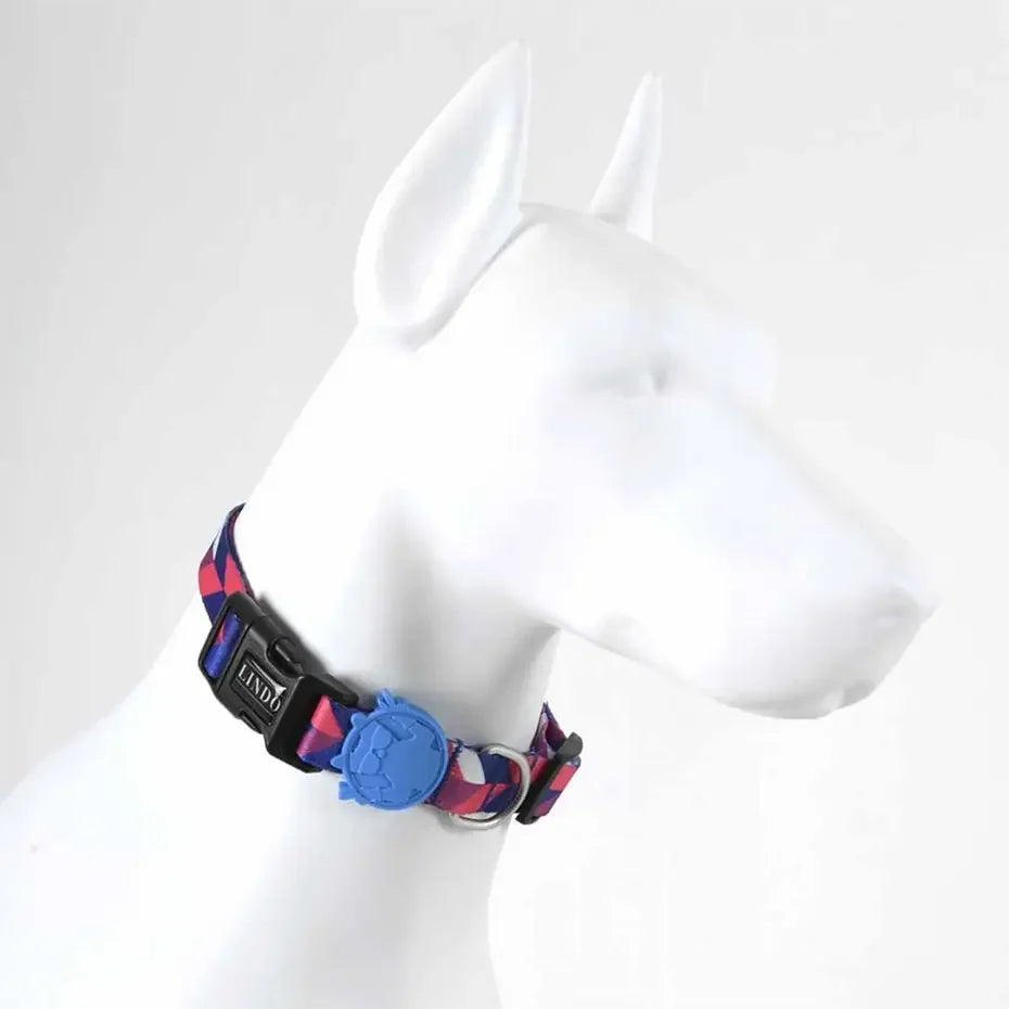 Collar para perro Lindo Pink Dream, diseño elegante, pequeño 30-44 cm