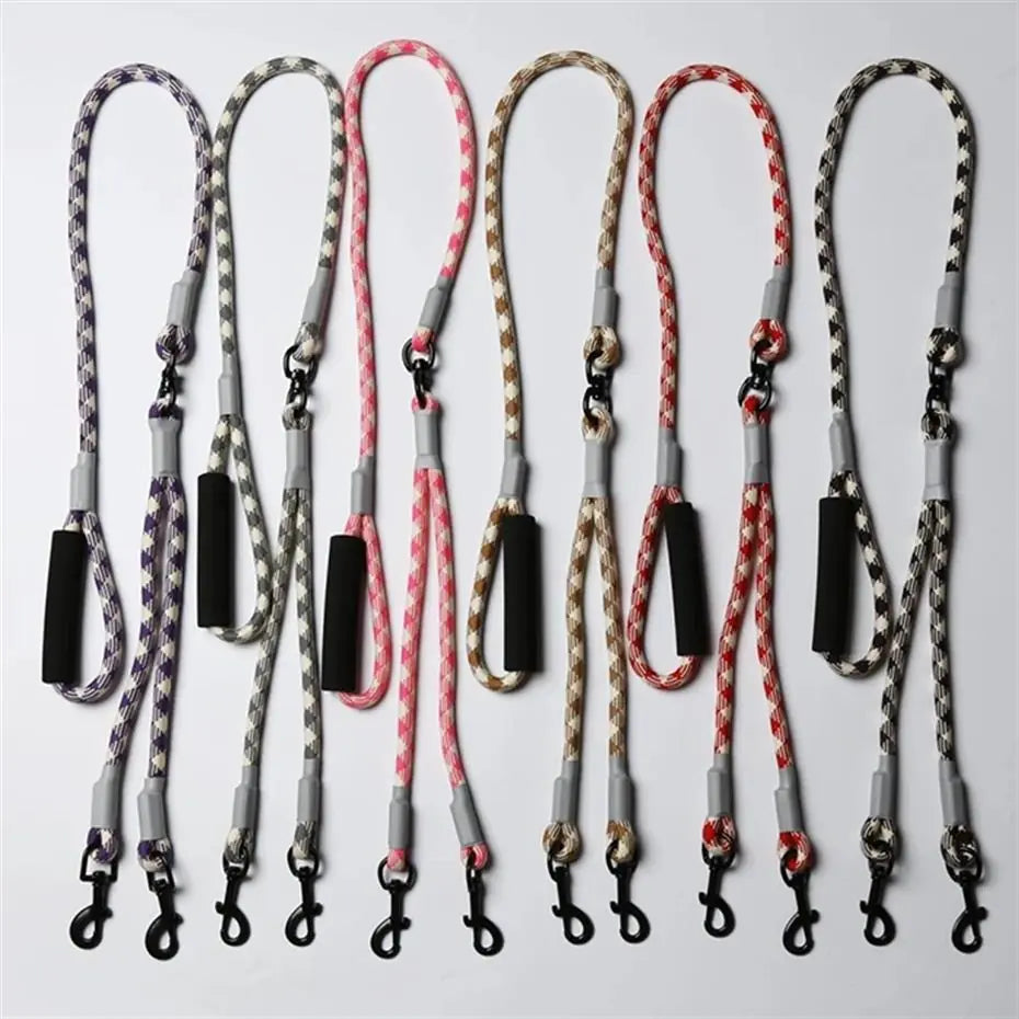 Lion Pet Double Dog Leash for Two Pets 1.2x1.4m