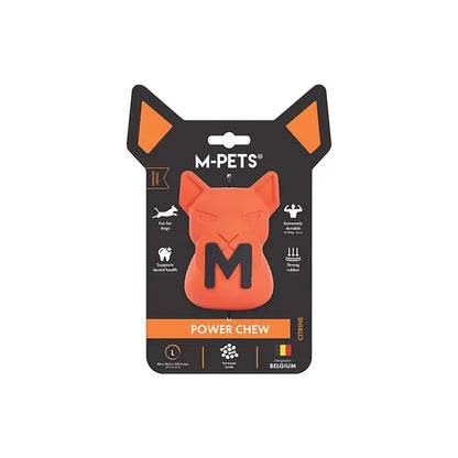 Jouet à récompense pour chien M-Pets Power Chew Citrine en caoutchouc, grande taille