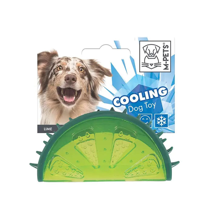 Jouet rafraîchissant pour chien M-Pets en forme de citron vert, anneau de dentition apaisant pour animaux