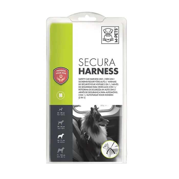 Arnés para perro 2 en 1 M-Pets Secura para razas medianas 56x71 cm