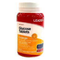 Leader glucose tablets 50 orange 3.75gm Vitamins & Supplements Pasteur Pharmacy