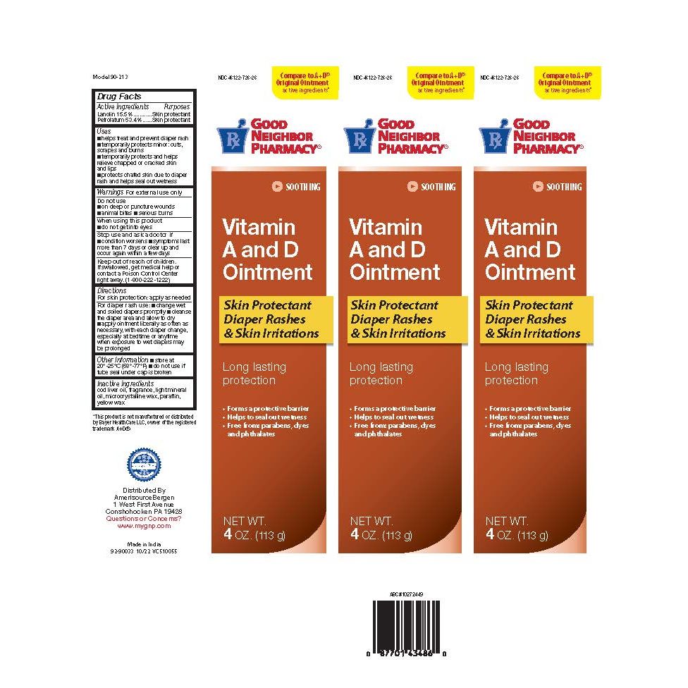 GNP Vitamin A & D Ointment, 4 oz Tube Medicine & Drugs Pasteur Pharmacy