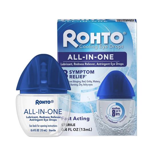 Rohto Multi-Symptom Relief Cooling Eye Drops - 4 Oz Eye Drops & Lubricants Pasteur Pharmacy
