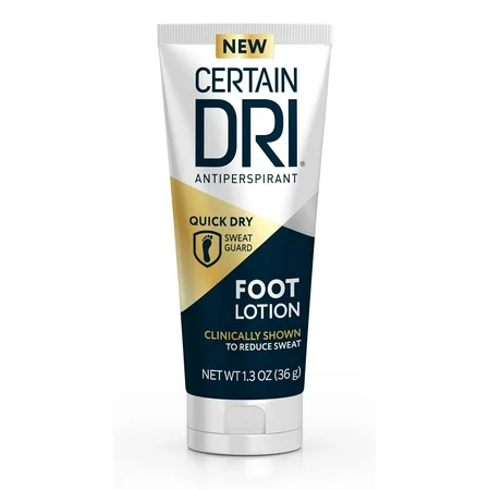 Certain Dri Antiperspirant Foot Lotion Long-Lasting Sweat Control Quick-Drying Lotion & Moisturizer Pasteur Pharmacy