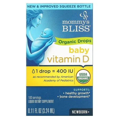 Mom Bls Vita D Dr 3.24Ml Baby Org Vitamins & Supplements Pasteur Pharmacy