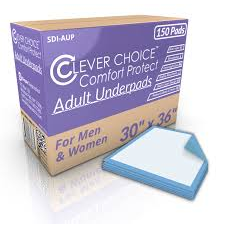 Clever Choice Comfort Protect Adult Underpads 30" x 36" 25 Pack Incontinence Aids Pasteur Pharmacy