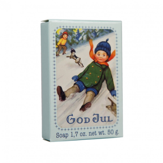 Victoria God Jul Merry Christmas Angel Box 1.7 Oz 50g Bar Of Soap Bath & Body Pasteur Pharmacy