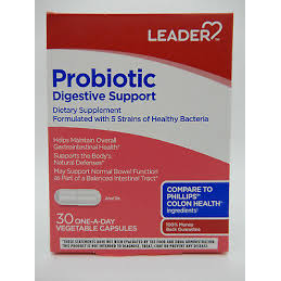 Leader™ Digestive Probiotic – 2-Strain Formula (30 ct) Supplements Pasteur Pharmacy