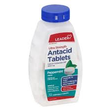 Leader™ Antacid Ultra Strength – 1000 mg (72 Chewable Tablets) Health Care Pasteur Pharmacy