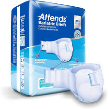 Attends® Bariatric Briefs – Size 3XL (8-Tab System) Incontinence Aids Pasteur Pharmacy
