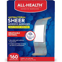 LDR® Sheer Adhesive Bandages - 3/4" X 3" (100 count) first aid Pasteur Pharmacy