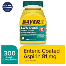 LDR Aspirin Regimen – Low Dose 81 mg (36 Enteric Coated Tablets) Health Care Pasteur Pharmacy