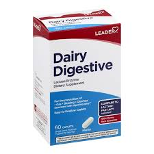 Leader™ Fast Acting Lactase Enzyme – Digestive Support (60 Caplets) Vitamins & Supplements Pasteur Pharmacy