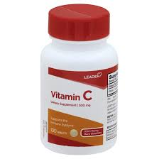 Leader™ Vitamin C 1000 mg – High Potency Immune Support (100 Caplets) Vitamin C Supplement Pasteur Pharmacy