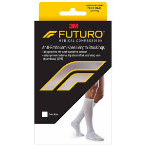 Futuro™ Anti-Embolism Stockings – Knee High, Large (Beige/Khaki) Supports & Braces Pasteur Pharmacy