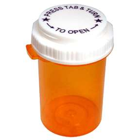 Thumbtab RVBC RV 255 – 10 Dram Prescription Vials Medical Pasteur Pharmacy