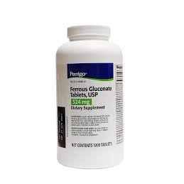 Ferrous Gluconate 324 mg – Iron Supplement (1000 Tablets) Vitamins & Supplements Pasteur Pharmacy