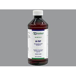 M-PAP Acetaminophen Liquid – 160 mg / 5 mL (4 Fl Oz / 118 mL) Health Care Pasteur Pharmacy