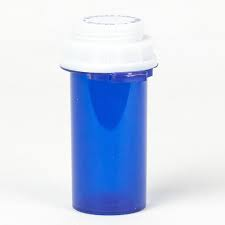 Blue Flip-Top Reversible Cap Vials – RV 240 (16 Dram Size) Medical Pasteur Pharmacy
