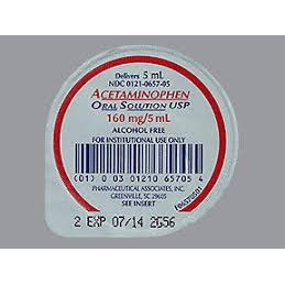 Acetamin SL – Acetaminophen 160 mg / 5 mL (50 x 5 mL Unit Dose) Health Pasteur Pharmacy