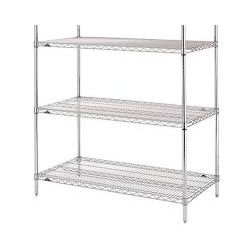 WIRE SHELF 18"x48" CHROME 4 CT DS Shelving Pasteur Pharmacy