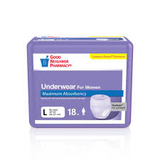 GNP Protective Underwear, Women's Large, 4 x 18 Count Case Incontinence Aids Pasteur Pharmacy