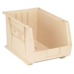 18" x 8.25" x 7" Stack & Hang Storage Bin, Ivory (6-Pack) Business & Industrial Pasteur Pharmacy