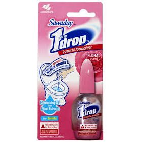 Sawaday One-Drop Powerful Toilet Deodorizer - Floral Scent (0.67 fl oz) Home & Interior Design Software Pasteur Pharmacy