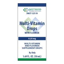 VITAMINS A C D FLOURIDE 0.25MG Vitamins & Supplements Pasteur Pharmacy