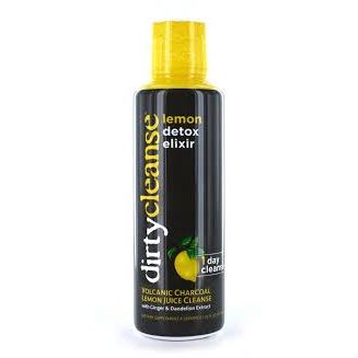 Dirty Cleanse Volcanic Charcoal Lemon Detox Elixir, 16 Oz Vitamins & Supplements Pasteur Pharmacy