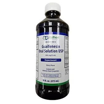 Guaifenesin Expectorant 100mg per 5mL, Chest Congestion Relief, 16 fl oz (473mL) Medicine & Drugs Pasteur Pharmacy
