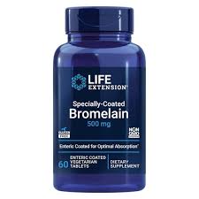 Life Extension Specially Coated Bromelain 500g/60ct Vitamins & Supplements Pasteur Pharmacy