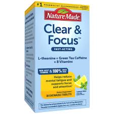 Nature Made Wellblends Clear & Focus Chewable Tablets, 30 Count Vitamins & Supplements Pasteur Pharmacy