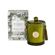Wavertree & London Winter Pine Christmas Scented Candle Candles Pasteur Pharmacy