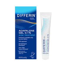 Differin Gel 0.1% (Adapalene) Acne Treatment, 45g Retail Display Case (4 Units) Skin Care Pasteur Pharmacy