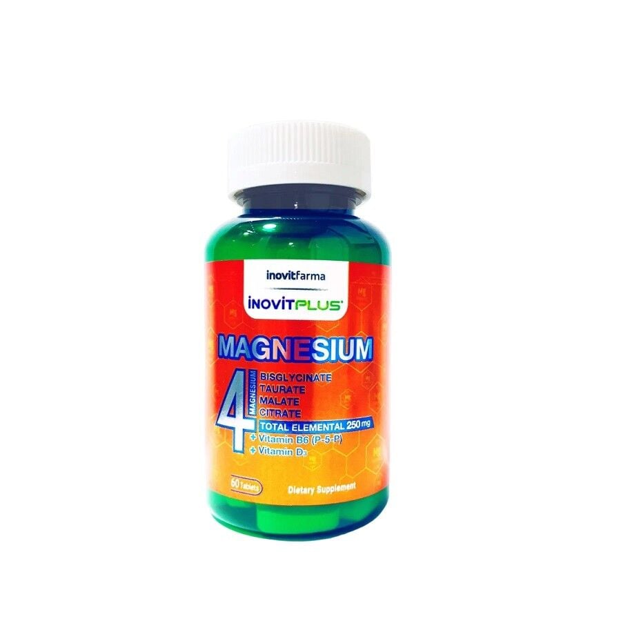 Inovit Plus Magnesium Complex & Vitamin B6 Support 60 Tablets