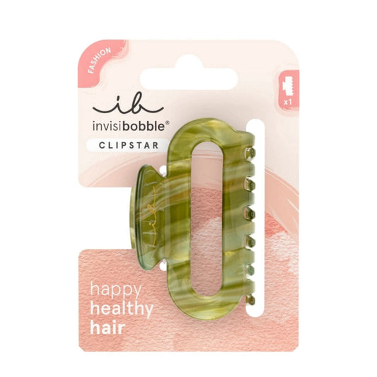 Invisibobble Clipstar M Evergreen Pince à cheveux pour une tenue forte 1 pc