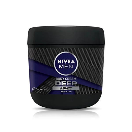 Nivea Men Deep: Loción para manos y cuerpo de 400 ml - Crema hidratante con aroma amaderado y especiado para piel normal - Hidratación duradera