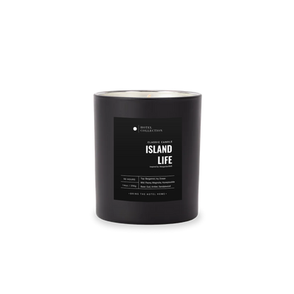 Hotel Collection Classic Island Life Candle Candle Hotel Collection Black