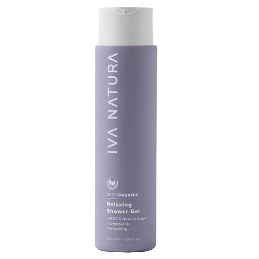 Iva Natura Organic Lavender Shower Gel Soothing Body Wash 350 ml