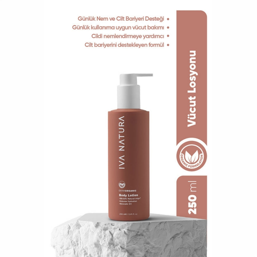 Iva Natura Avocado Oil Body Lotion for Deep Hydration 250 ml