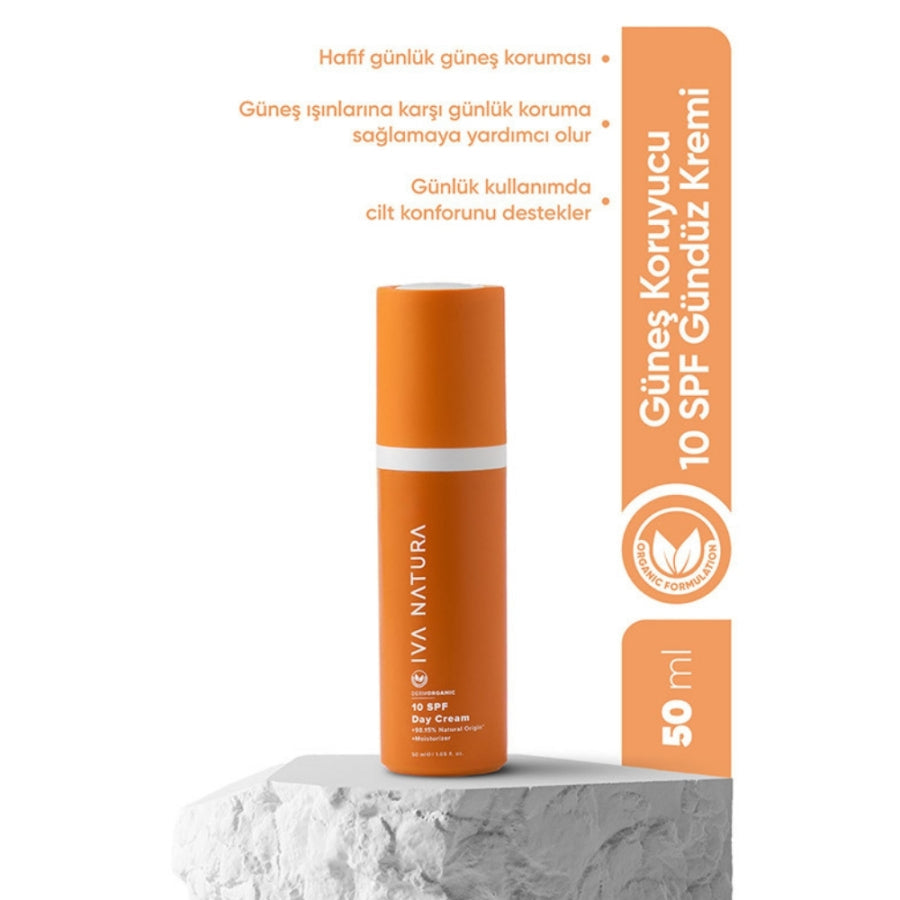 Iva Natura SPF10 Day Cream Hydrating Daily Moisturizer 50 ml