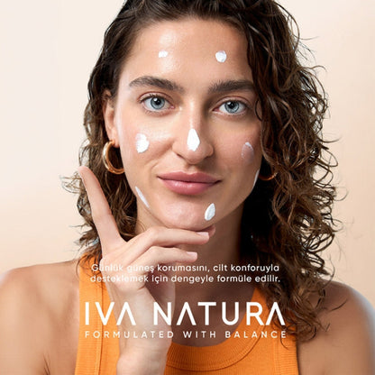 Crème de jour hydratante SPF10 Iva Natura, soin hydratant quotidien 50 ml