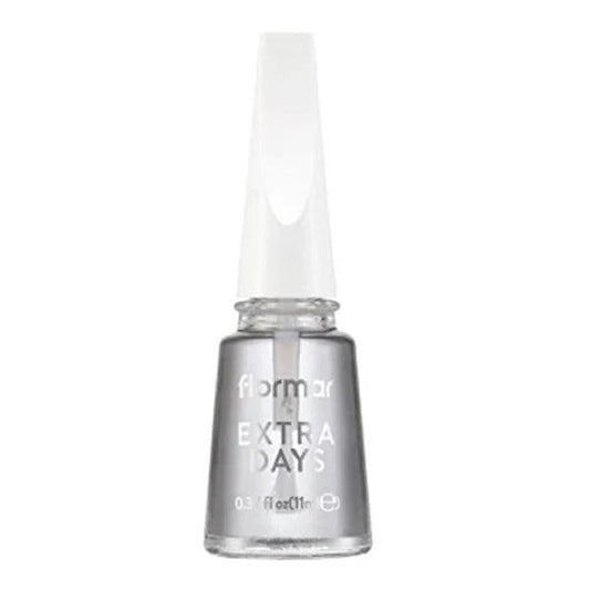 Esmalte de uñas Top Coat de Flormar: Extra protección y brillo, secado rápido, larga duración; prolonga tu manicura y evita que se descascare.