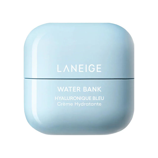 Hydratant visage Laneige Water Bank à l'acide hyaluronique bleu : 100 heures d'hydratation et réparation de la barrière cutanée pour peaux sèches et sensibles